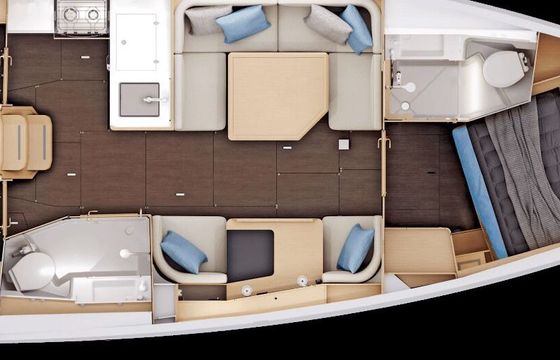 Sailboat Jeanneau Sun Odyssey 415 12.35m