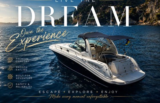 Motorboat Sea Ray 375 Sundancer 600hp
