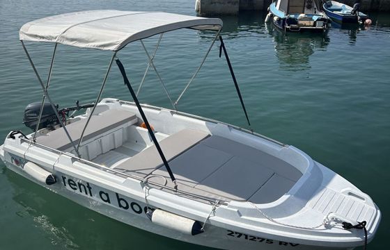 Motorboat Roto 2 withaut licence 10hp