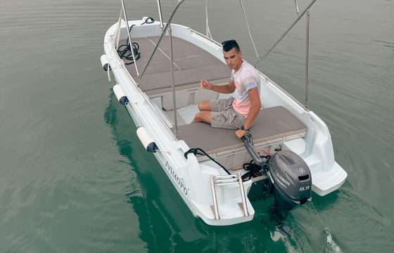 Motorboat Roto 2 withaut licence 10hp