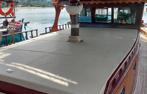 Motorboat Pirate Ship Wooden