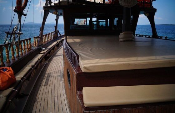 Motorboat Pirate Ship Wooden