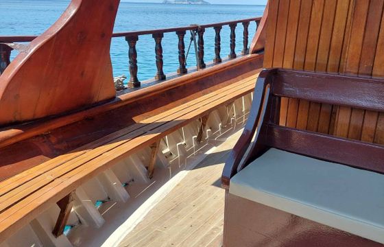 Motorboat Pirate Ship Wooden