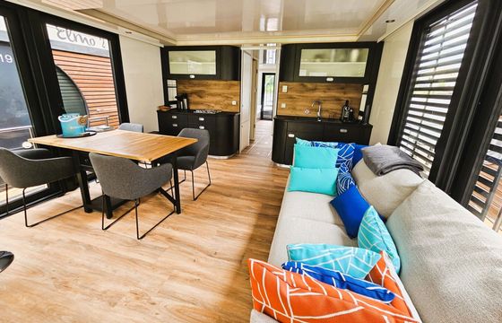 Houseboat Nautilus Hausboote Vagabund 43 m.Kamin+Sauna - führerscheinpflichtig