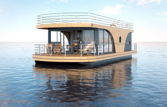 Houseboat Nautilus Hausboote Vagabund 43 m.Kamin+Sauna - führerscheinpflichtig