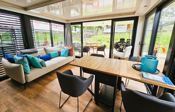 Houseboat Nautilus Hausboote Vagabund 43 m.Kamin+Sauna - führerscheinpflichtig