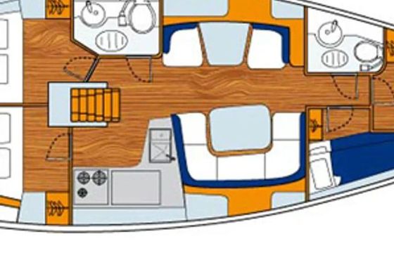 Sailboat Jeanneau Sun Odyssey 43 13.21m