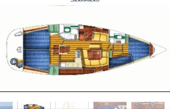 Sailboat JEANNEAU SUN ODYSSEY 43 13.2m