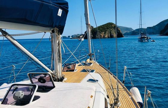 Sailboat Dufour yacht 450 grand large 14m