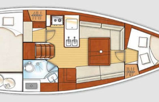 Sailboat Beneteau Oceanis 31 9.3m