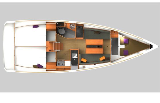 Sailboat Jeanneau Sun Odyssey 349 10.34m