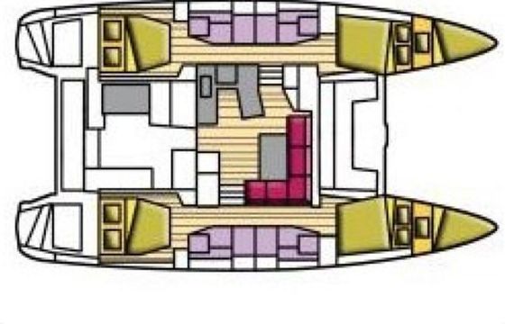 Catamaran LAGOON 42 12.94m