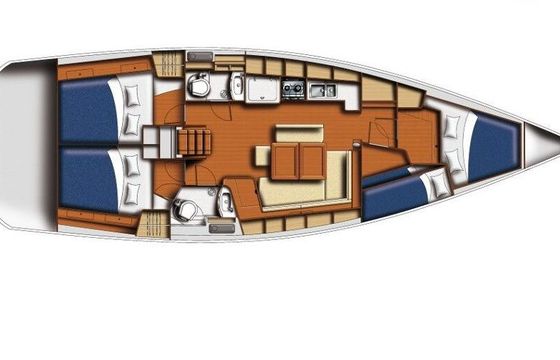 Sailboat BENETEAU OCEANIS 43 14.4m