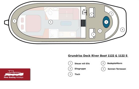 Motor yacht River Boating River Boat 1122 S 50hp