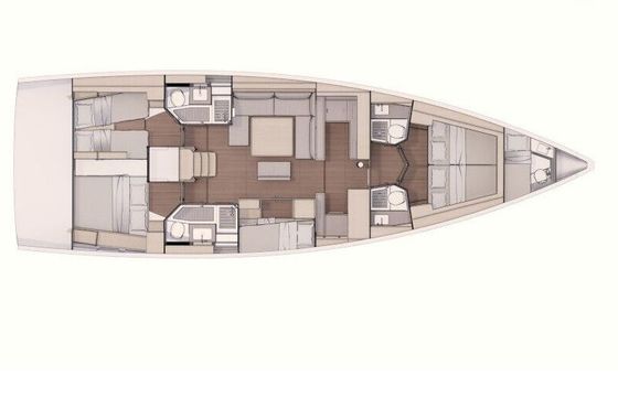 Sailboat Dufour Dufour 530 16.35m