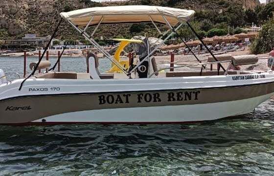 Boat without licence  luxury karel paxos 170 30hp