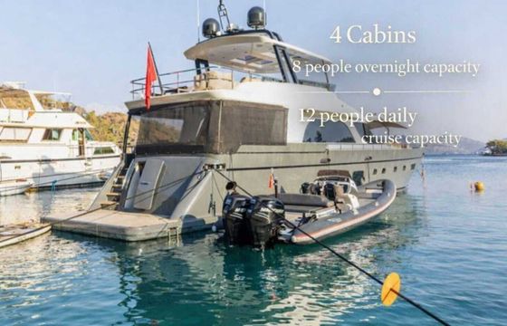 Motor yacht 2014 Model | Fully Refit in 2025 – Turnkey Luxury Generous Living Spaces for Relaxation and Entertai 2700hp