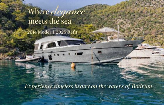 Motor yacht 2014 Model | Fully Refit in 2025 – Turnkey Luxury Generous Living Spaces for Relaxation and Entertai 2700hp