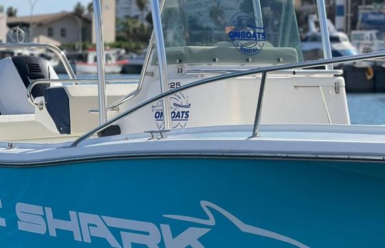 Motorboat White shark 225cc 225hp