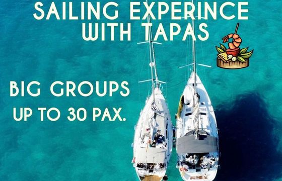 Sailboat Excursiones en Velero grupos grandes 14.33m