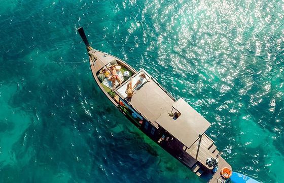 Motorboat Traditional Woodcraft Luxury Long-tail 300hp