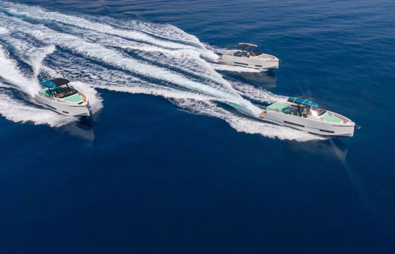 Motorboat DE Antonio Yachts Tandem D32+D36 1200hp