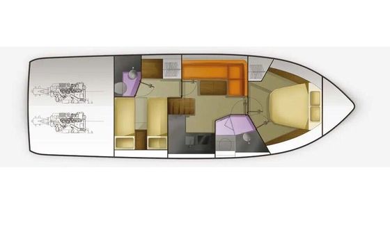 Motorboat Galeon 385 HTS 740hp