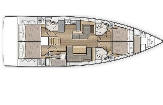 Sailing yacht Beneteau Oceanis 51.1 15.85m