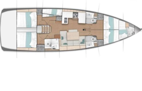 Sailboat JEANNEAU SUN ODYSSEY 490 15.07m