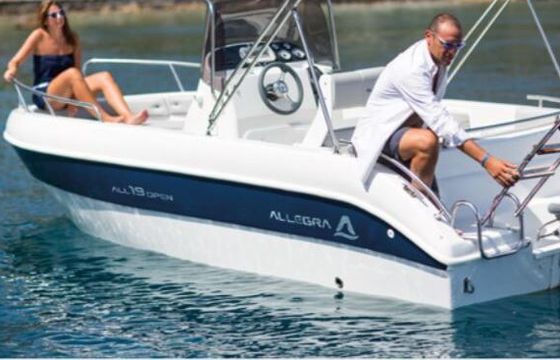 Boat without licence  Allegra 19 Open Line 40hp