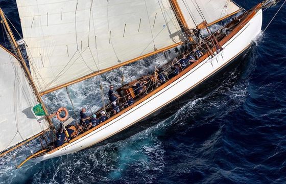 Sailboat Classic Sailing Yacht 85ft Yawl 1890 26m