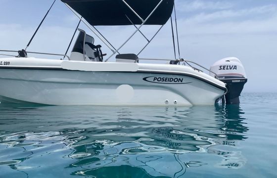 Boat without licence  Poseidon 2025