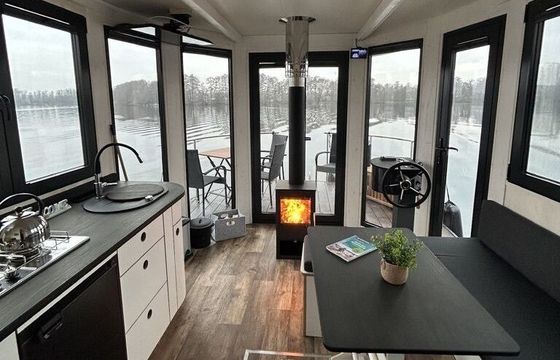 Houseboat Nautilus Hausboote Nautiki maxi 1 mit Kamin - führerscheinfrei