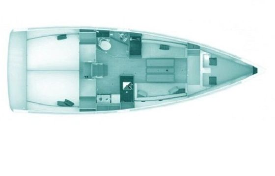 Sailboat JEANNEAU SUN ODYSSEY 419 12.76m