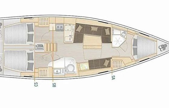 Sailboat Hanse Yachts Hanse 418 - 3 cab. 12.4m
