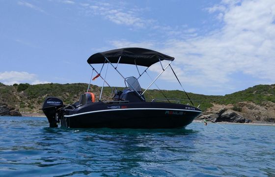 Boat without licence  Remus 450 Black 15hp