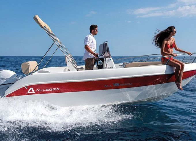 Boat without licence  Allegra ALLEGRA18OPEN 15hp