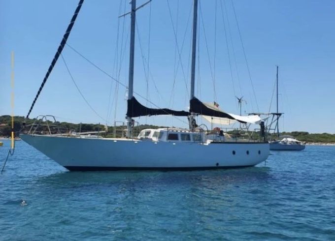 Sailboat EVJF, Séminaire, anniversaire, initiation Goelette de 50 pieds 15.25m