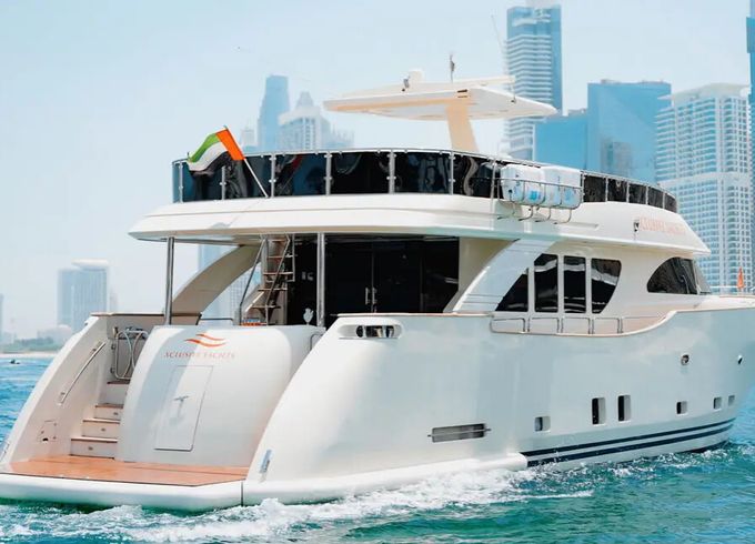 a Luxury Yacht in Dubai
