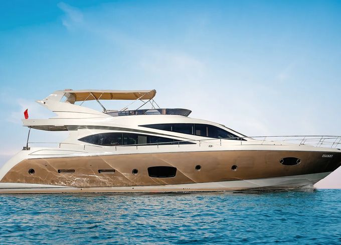 a Luxury Yacht in Dubai