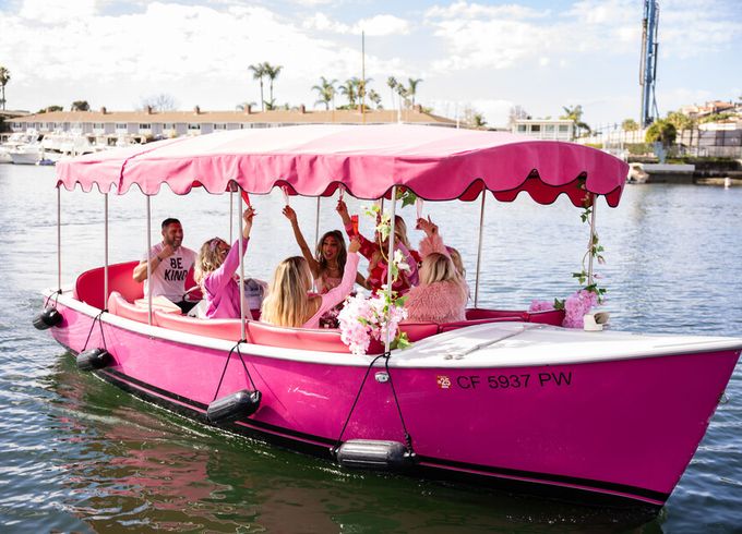 12 Passenger PINK Electric Boat Rental