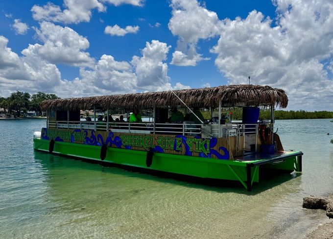 Party and snorkeling boat 49ft long comes with capt and crew