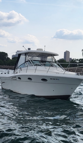 Luxury Boat With the Amenities Down Below and a Great Party Boat