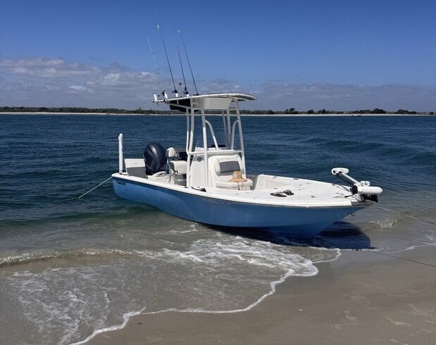 21ft Tidewater Center Counsel-Wrightsville- fishing Power Pole, troll