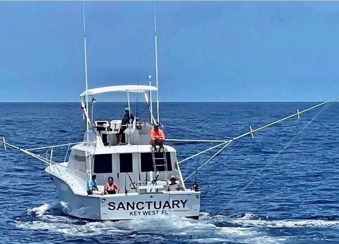 The best offshore fishing charter in Key West on 47' Hatteras!