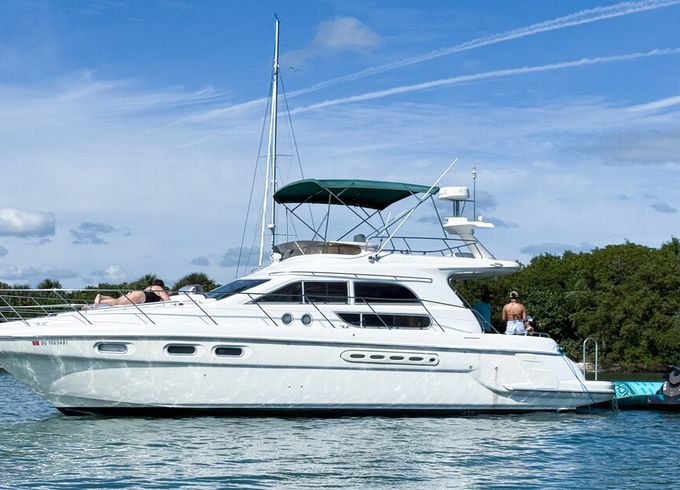 Beautiful 50' Sealine Free Jetski from Monday-Friday!