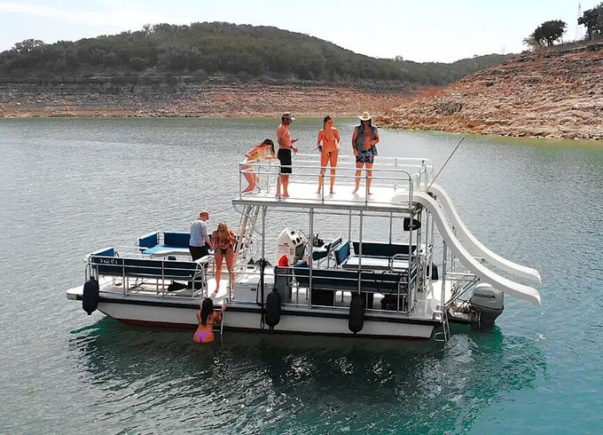 **NEW** Large Party Boat with 2 Slides!!