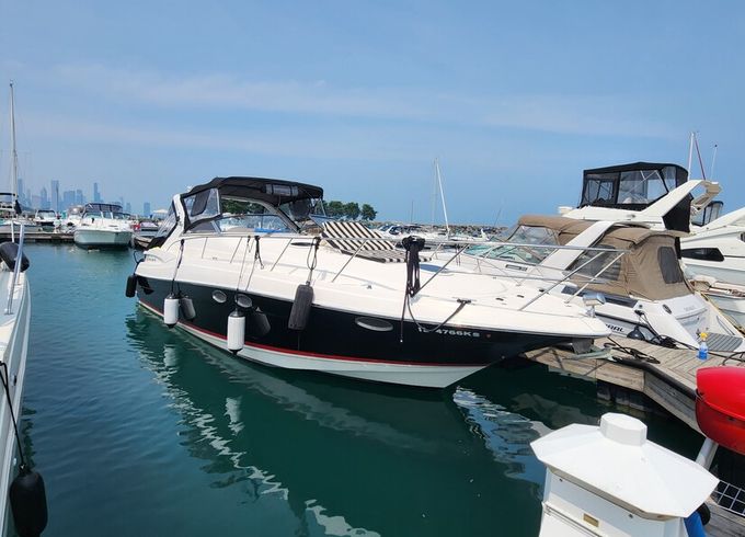 Beautiful Black 38' Regal Commodore Yacht