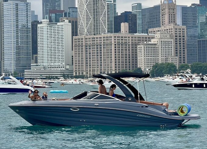 Sleek 29ft Sport Cruiser | Playpen, Skyline, Sunset | Capt, Fuel Incl.