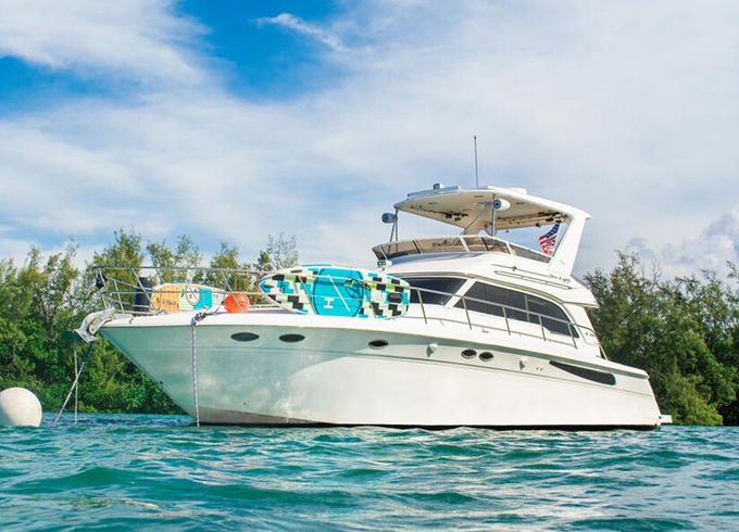 Sea Ray Sedan 50ft – Private Miami Yacht w/ Island Stop